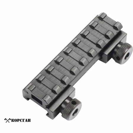 Планка повышающая на12 мм Пикатинни-Пикатинни 8 слотов